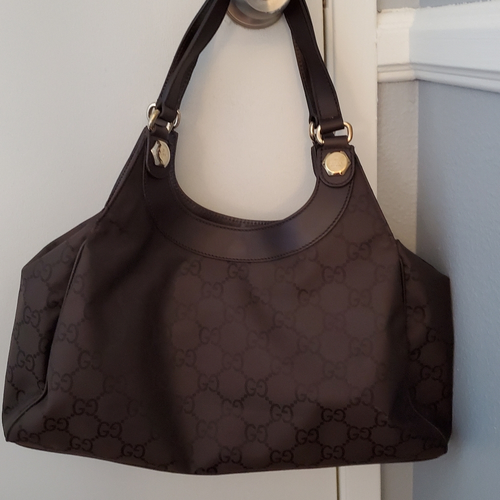 Gucci Hobo Monogram Charmy shoulder bag